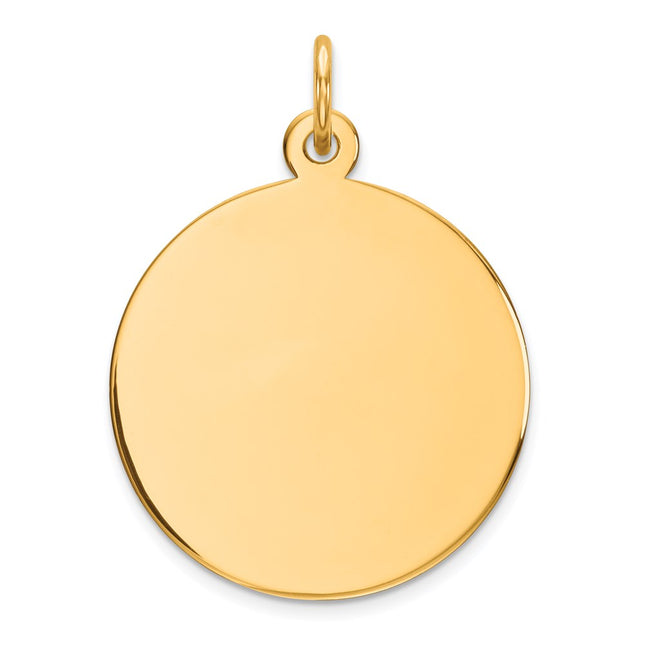 Sterling silver disc charm