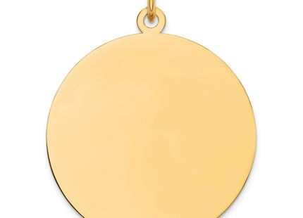 Sterling silver disc charm