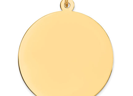 Sterling silver disc charm