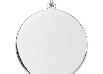 Sterling silver disc charm