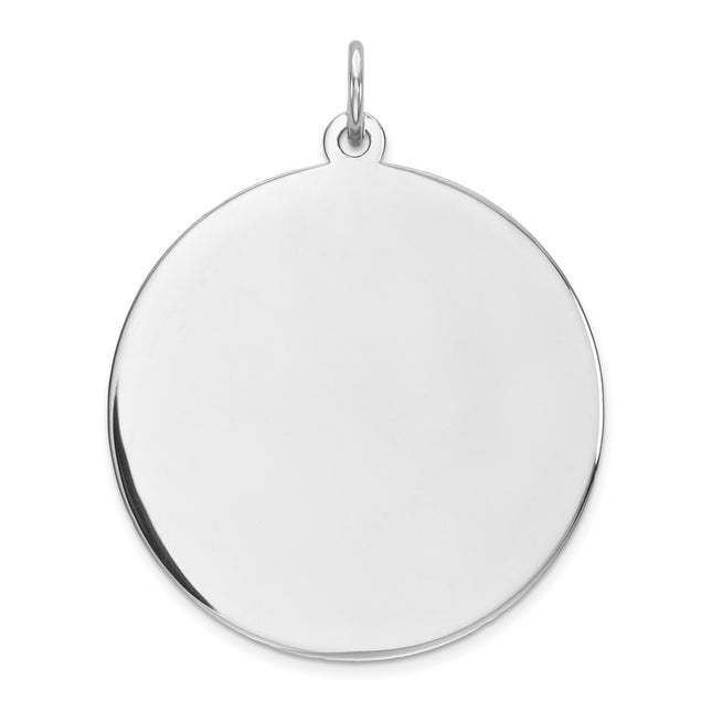 Sterling silver disc charm