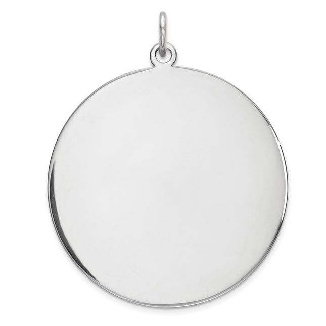 Sterling silver disc charm