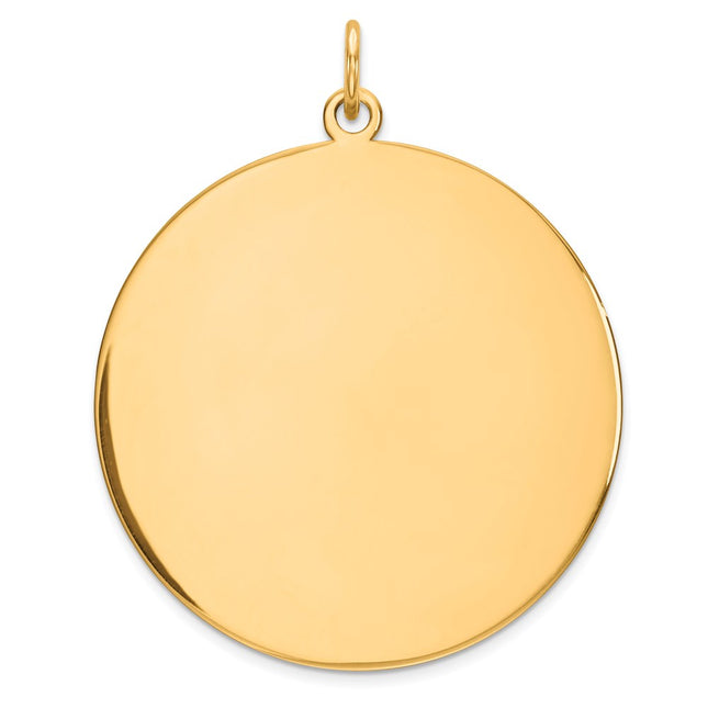 Sterling silver disc charm