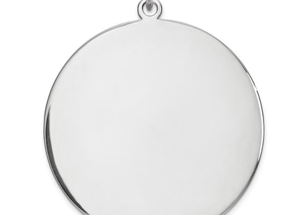 Sterling silver disc charm