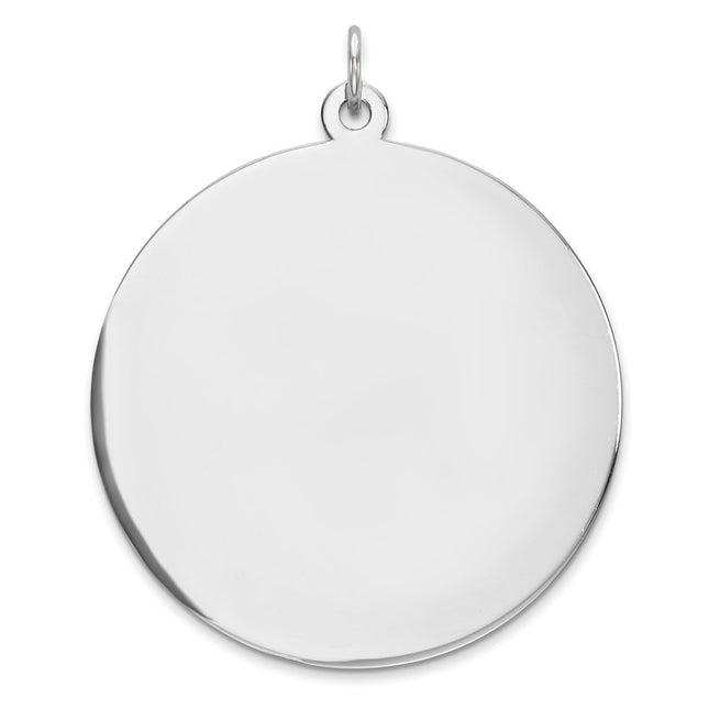 Sterling silver disc charm