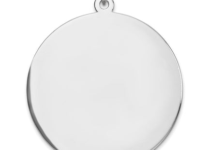 Sterling silver disc charm