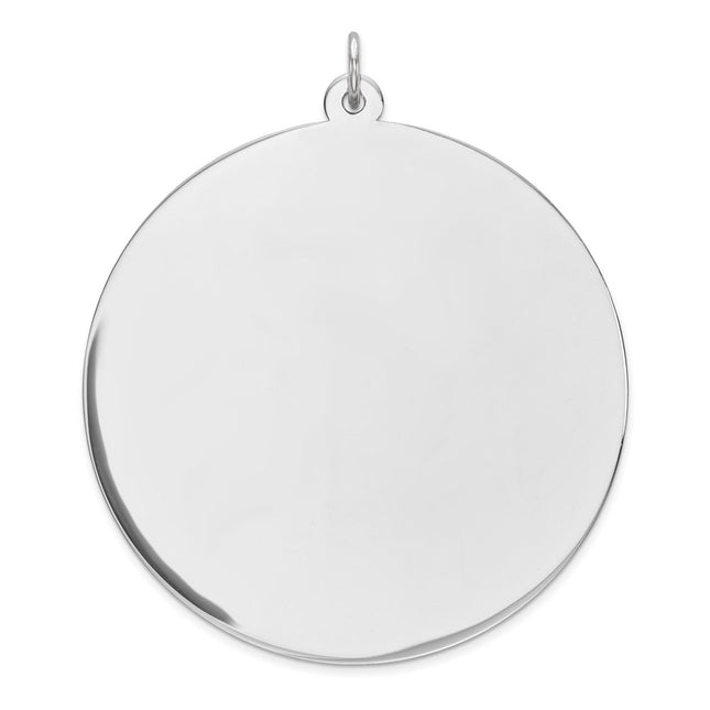 Sterling silver disc charm