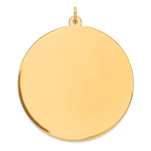 Sterling silver disc charm