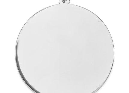 Sterling silver disc charm