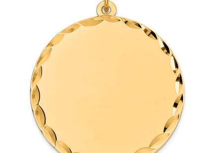 Sterling silver disc charm