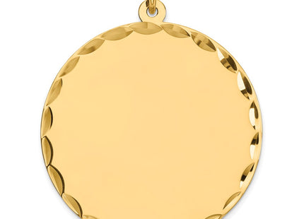 Sterling silver disc charm