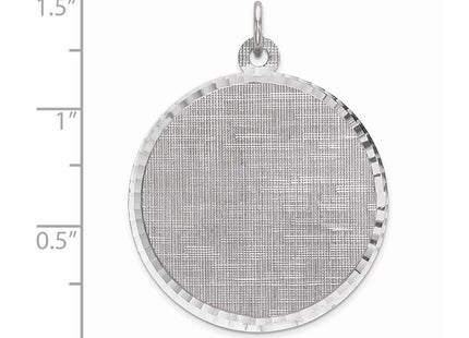 Sterling silver disc pendants & charm, alternate view