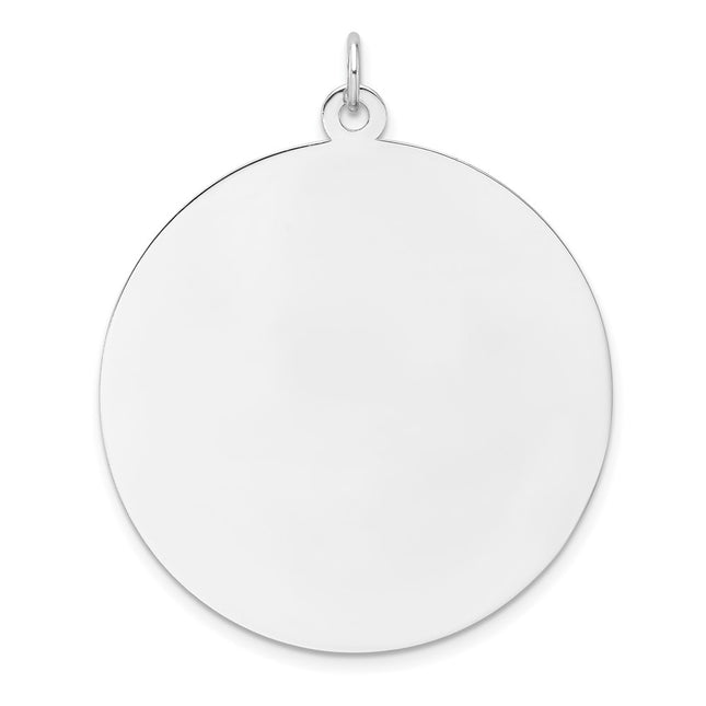 Sterling silver disc charm
