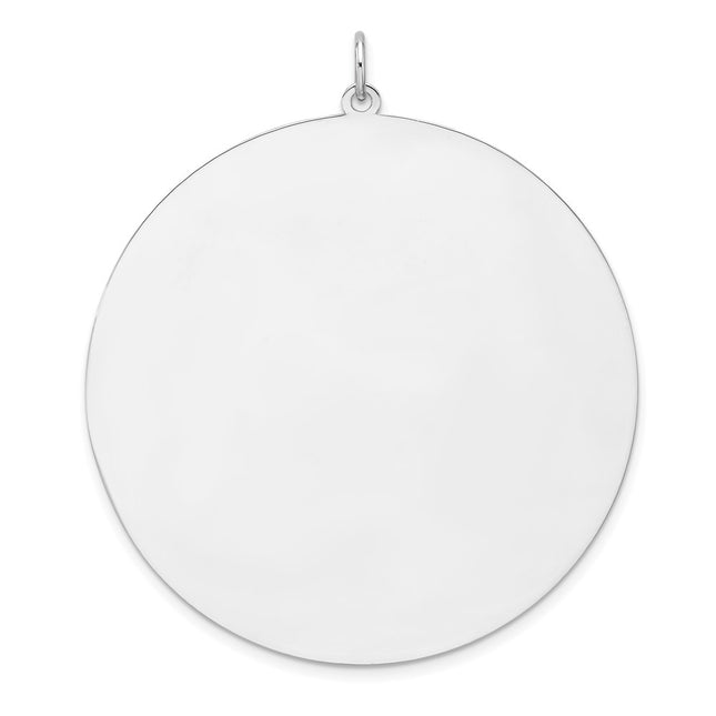Sterling silver disc charm