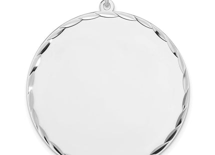 Sterling silver disc charm