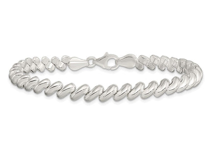 Sterling Silver San Marco Bracelet (Style QM8-7.5)