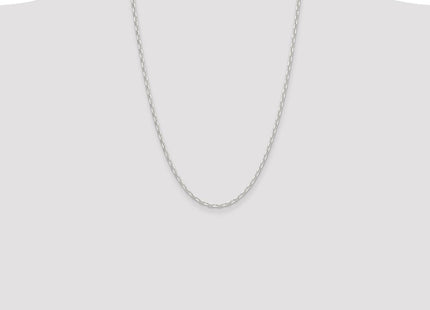 Sterling Silver Polished and D/C Mariner Link Chain