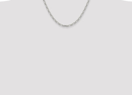 Sterling Silver Polished and D/C Mariner Link Chain