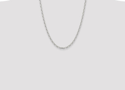Sterling Silver Polished and D/C Mariner Link Chain