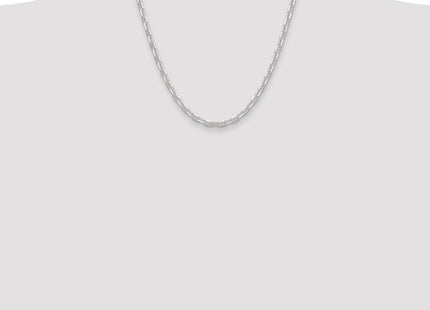 Sterling Silver Polished and D/C Mariner Link Chain