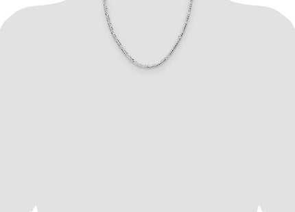 Sterling silver figaro link chain
