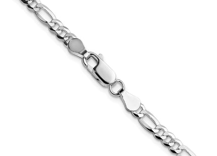 Sterling silver figaro link chain, another view