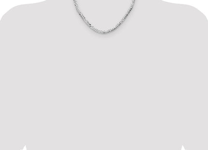 Sterling silver figaro link chain