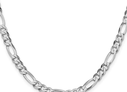 Sterling silver figaro link chain, alternate view