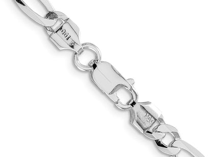 Sterling silver figaro link chain, another view