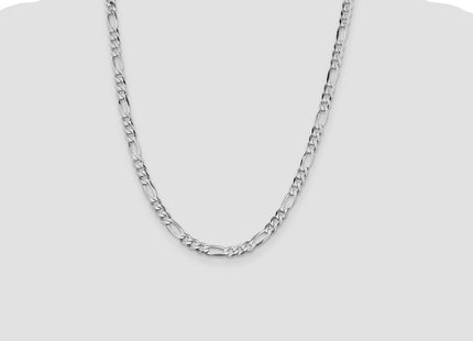 Sterling silver figaro link chain, additional view