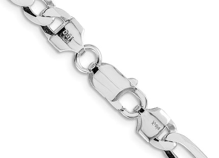 Sterling silver figaro link chain, another view