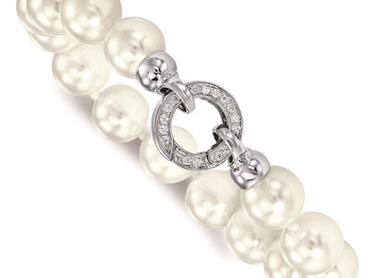 Sterling Silver Bracelets Style QMJB100W - Classique Jewelry Inc.