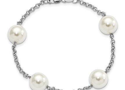 Sterling Silver Bracelets Style QMJB104W - Classique Jewelry Inc.