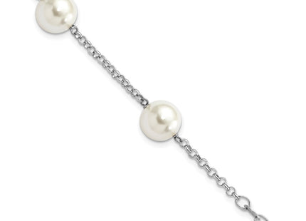 Sterling Silver Bracelets Style QMJB104W - Classique Jewelry Inc.