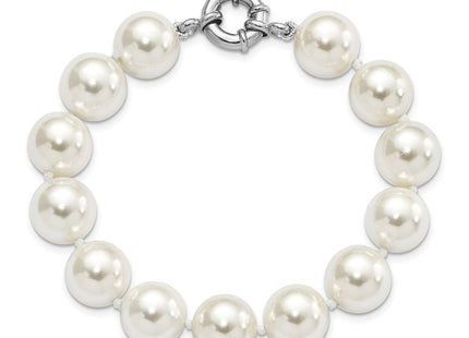 Sterling Silver Bracelets Style QMJB12W - Classique Jewelry Inc.