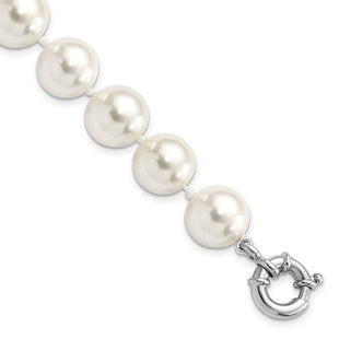 Sterling Silver Bracelets Style QMJB12W - Classique Jewelry Inc.
