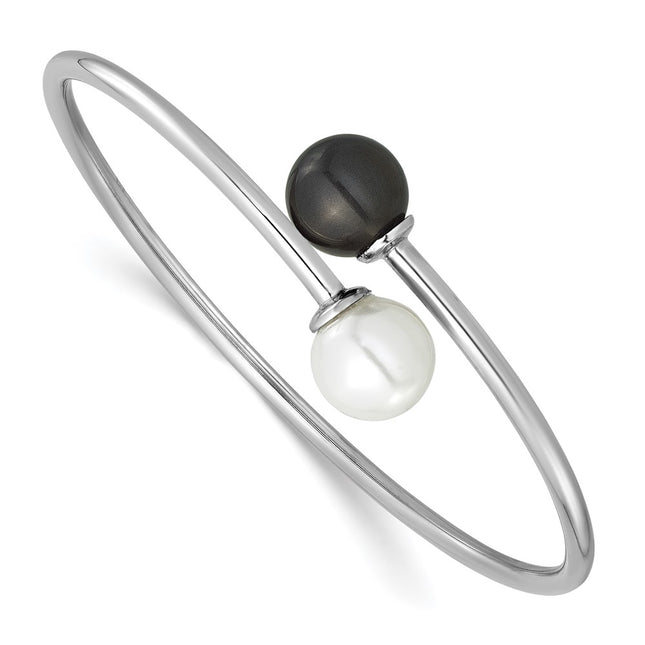 Sterling Silver Bracelets Style QMJB133WB - Classique Jewelry Inc.