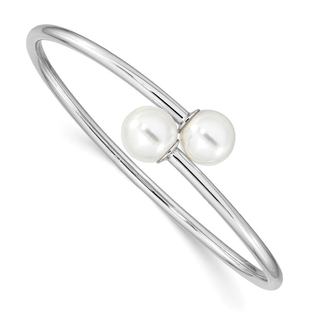 Sterling Silver Bracelets Style QMJB133WW - Classique Jewelry Inc.