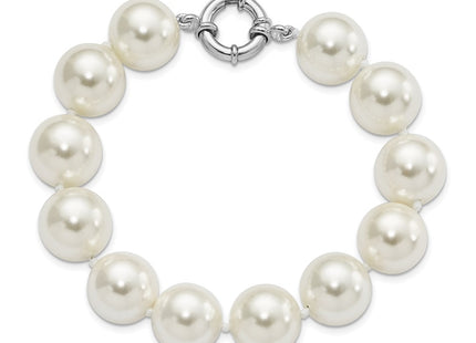 Sterling Silver Bracelets Style QMJB14W - Classique Jewelry Inc.