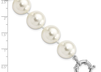 Sterling Silver Bracelets Style QMJB14W - Classique Jewelry Inc.