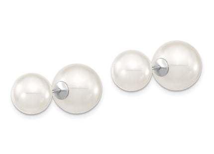 Sterling Silver Earrings Style QMJD1012WW - Classique Jewelry Inc.