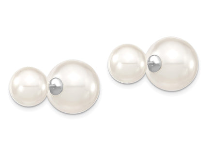 Sterling Silver Earrings Style QMJD1015WW - Classique Jewelry Inc.