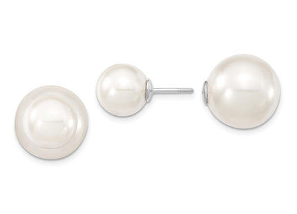 Sterling Silver Earrings Style QMJD1015WW - Classique Jewelry Inc.