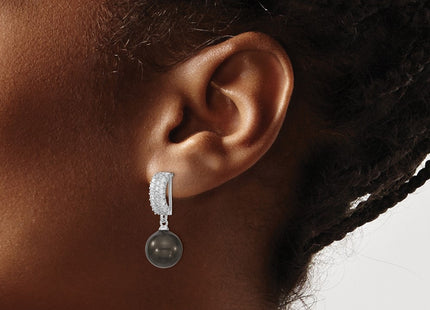 Sterling Silver Earrings Style QMJE109B - Classique Jewelry Inc.