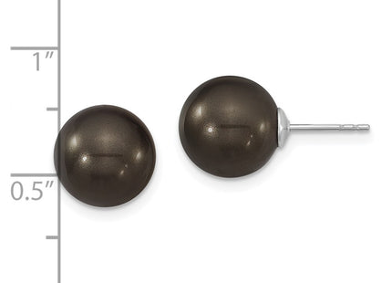 Sterling Silver Earrings Style QMJE10B - Classique Jewelry Inc.