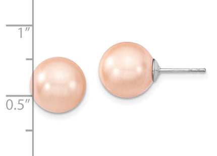 Sterling Silver Earrings Style QMJE10P - Classique Jewelry Inc.