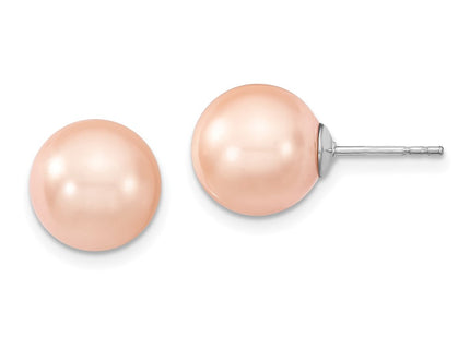 Sterling Silver Earrings Style QMJE10P - Classique Jewelry Inc.