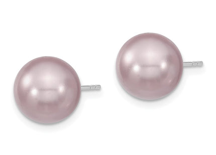 Sterling Silver Earrings Style QMJE10PU - Classique Jewelry Inc.