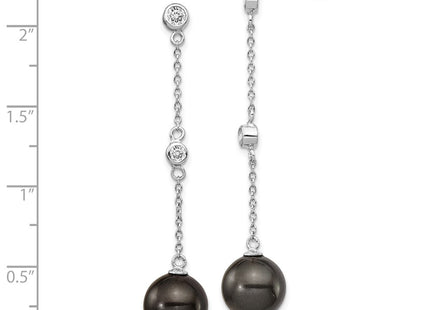Sterling Silver Earrings Style QMJE127B - Classique Jewelry Inc.