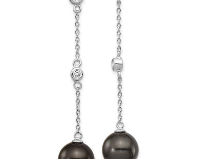Sterling Silver Earrings Style QMJE127B - Classique Jewelry Inc.